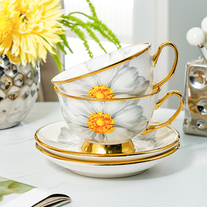 <b>Floral</b> Coffee Cup Set Exquisite Light Luxury Afternoon Tea Set for Personal Gift <b>Box</b> - Product Image 3