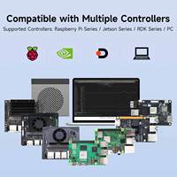 Caméra USB 5MP AI 2592x1944 2K 30FPS 105 °   Module de vision UVC sans distorsion FOV pour Jetson Orin Nano RPi 5 avec/sans trépied
