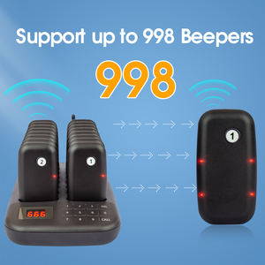 แผงสัมผัสระบบการโทรไร้สายสัญญาณที่แข็งแกร่งสำหรับร้านอาหารคิวแขก16คนสำหรับสถานรับเลี้ยงเด็กรถบรรทุกอาหารคลินิกโบสถ์ - Product Image 6