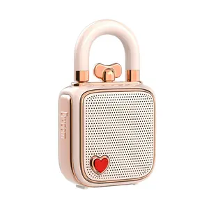 2023 Das neue Angebot LoveLock Mini Cute Retro Stilvolles Design 5W Sound box Ideales tragbares Bluetooth-Lautsprecher geschenk für Mädchen