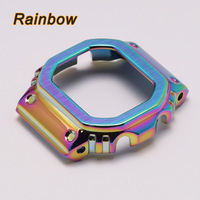 Gshock DW5600 Lunette en métal Couvercle du boîtier Bracelet de montre DW5610 Bracelet de montre Lunette DW5600 Bracelet en acier inoxydable Cadre de ceinture