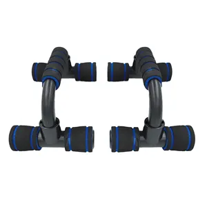 2022 New Design High Quality Muscle Strength Exercise Gym Training H shaped push up handle bars stand set