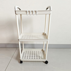 Plastic Storage Rack 5 Layers Movable Multi Purpose Office Organizer Floor <b>Standing</b> Rectangle - Product Image 1