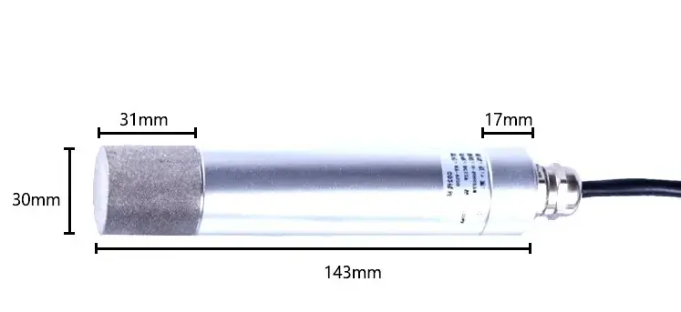 מכירה חמה RY-VS09 גלאי CO2 פחמן דו חמצני צמוד לקיר חיישן RS485 4-20mA CO2 עבור ניטור איכות אוויר