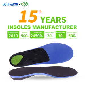 Solette Ortopediche Sportive JOGHN in EVA con Supporto Alto dell'Arco Plantare da 3cm per Dolore al Piede - OEM/ODM - Product Image 2