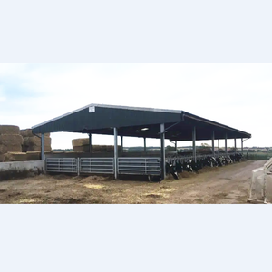 Assemblea veloce struttura prefabbricata in acciaio stalla Design tradizionale Ranch di bestiame con penna per bovini e ovini - Product Image 1