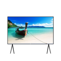 Usine OEM Téléviseur LED intelligent UHD 4K de 100 pouces pour un usage domestique Système Android avec fonction multimédia DTV OSD et plusieurs langues
