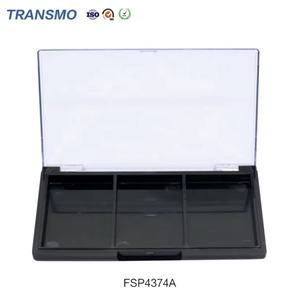 Boîte à poudre carrée en plastique vide, contenants à blush personnalisables avec logo, flacon vide pour poudre, palette à fards à paupières vide - Product Image 3