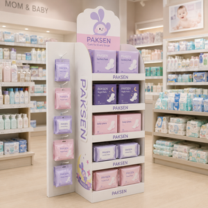 ชั้นวางสินค้าแบบลูกฟูกสำหรับผลิตภัณฑ์ดูแลส่วนบุคคลและของใช้ทำความสะอาด พิมพ์ด้วยระบบ HD ประกอบง่าย รับน้ำหนักได้มาก - Product Image 3