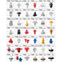Clips de fixation en plastique pour garnitures de carrosserie automobile, attaches de porte, panneaux de garniture et pare-chocs