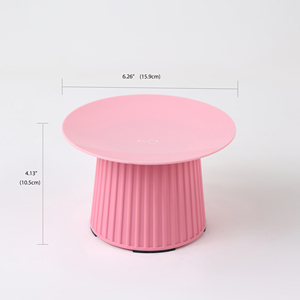 Gamelle surélevée moderne en mélamine pour chats, durable, imprimée en sérigraphie, améliore le confort digestif - Product Image 6