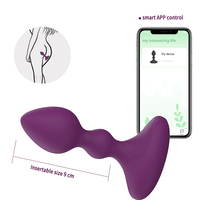 GINYA Vibrierender Anal stecker Weibliches Anal spielzeug Smart APP Control Flüssige Silikon vibratoren Sexspielzeug für Paare Adult Butt Toys