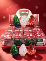 Nouveau jouet anti-stress populaire transfrontalier en forme de bonhomme de neige, à presser, à rebond lent, en forme de sapin de Noël, cadeau, ornement