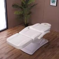 Salon de haute qualité meubles de beauté table de massage électrique lit de cils du visage avec 3 moteurs CE chaise de tatouage réglable lit de beauté
