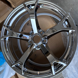 Jantes forgées Triple Chrome Nismo V1 19x9.5 19x10.5 5x114.3 à rebord profond pour Infiniti Q50 Q60 G37 <span class=keywords><strong>Nissan</strong></span> 370Z 350Z Q50 Q60 G37 - Product Image 4