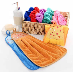 <span class=keywords><strong>Serviette</strong></span> de 38 x 28 cm en Polaire Corail Super Douce, <span class=keywords><strong>Serviette</strong></span> de <span class=keywords><strong>Cuisine</strong></span> à Suspendre - Product Image 3