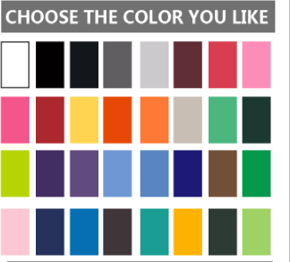 Couleurs personnalisées