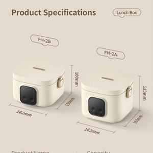 2025 Customizable 500ml Rechargeable Portable Electric <b>Lunch</b> <b>Box</b> Wireless Food Warmer for <b>Baby</b> for Indoor Outdoor Car Household - Product Image 1