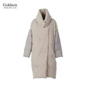 New color Russian ladies oversized down coats womens buttons jacket