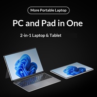 Ordinateur portable 2-en-1 avec écran tactile SSD N100 de 14 pouces + tablette, 16 Go de RAM et Windows 10/11
