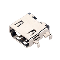 Conector HDMI Hembra MUP-H21201 de 19 Pines para Montaje Debajo de la Placa, Tipo DIP+CONTACT, 1.8 para TV Box