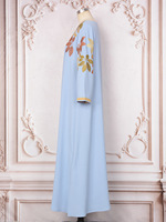 Robe musulmane style ethnique Moyen-Orient Robe Abaya à manches longues à la mode Nouvelle broderie de diamants Robe à manches longues Kimar Abaya