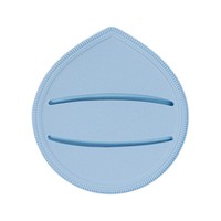 Houppette en forme de goutte pour poudre, coussin d'air, correcteur, poudre de finition, double usage sec et humide, hydrophile, sans latex, lavable