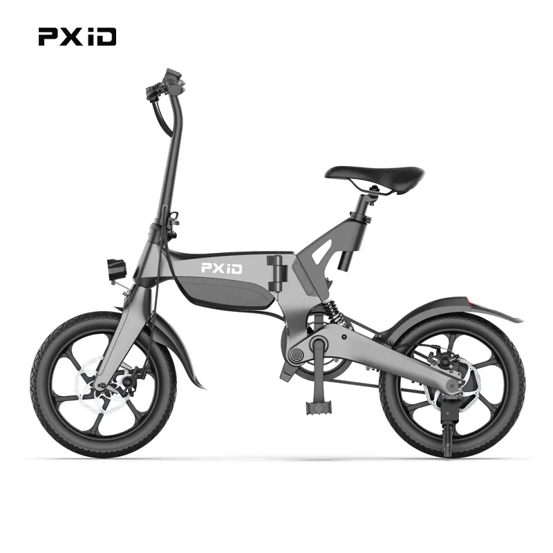Prezzo al dettaglio PXID nuovo modello Ebike P2 bici elettrica pieghevole a lungo raggio sei velocità con batteria intercambiabile