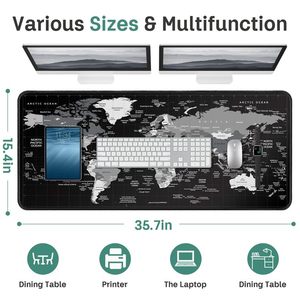 Tapis de souris de jeu en caoutchouc néoprène Excel personnalisé en usine tapis de souris de raccourci de bureau antidérapant multifonctionnel - Product Image 3