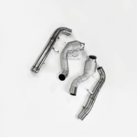 Collecteurs d'échappement haute performance en acier inoxydable SS304 pour Mercedes-Benz AMG M178 C190 GT GTC GTS GTR – Tuyaux à flux libre pour échappement performance