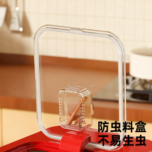 Contenedor de Arroz Rectangular con Tapa Hermética a Prueba de Insectos, Gran Capacidad, Apto para Alimentos, con Sistema de Apertura por Presión para Granos y Cereales - Product Image 1