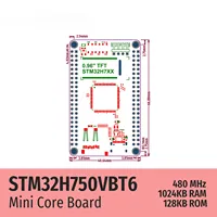 Carte de développement STM32H7 Core Board STM32H750VBT6 H7 Mini + écran TFT OLED de 0,96 pouce + module caméra OV7725