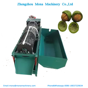 Automatic green walnut/almond sheller/ pistachios peeling machine and washing machine for sale