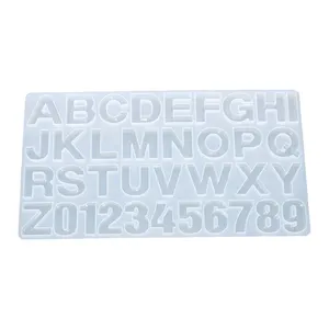 Promotional Letter Mold Silicone Resin Custom Alphabet Mold for Business Giveaway