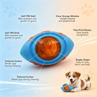 Jouet pour chien TPR durable et interactif pour soulager l'anxiété, jeu de tirette pour l'intérieur et l'extérieur