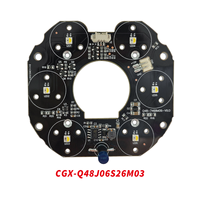 Placa LED PCBA de Cobre de 1 oz con LED IR Blanco de Doble Chip CGX, ODM OEM Personalizada, 12V, Luz de Relleno para Visión Nocturna de Cámaras de Seguridad CCTV