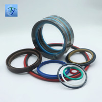 Anillo Deslizante GSJ de Caucho PTFE+Bronce Fabricado en China, Sello de Aceite para Cilindro Hidráulico Neumático