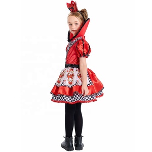 Disfraz <span class=keywords><strong>de</strong></span> Halloween para Niñas, <span class=keywords><strong>Reina</strong></span> <span class=keywords><strong>de</strong></span> <span class=keywords><strong>Corazones</strong></span>, <span class=keywords><strong>de</strong></span> Alicia en el País <span class=keywords><strong>de</strong></span> las Maravillas, Falda Esponjosa, Vestido para Niñas y Mujeres, Gran Venta BX - Product Image 3