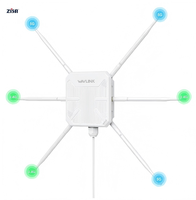 Point d'accès WiFi 6 AX 3000M extérieur étanche, routeur maillé sans fil double bande 2.4G/5G, extension WiFi 6 Wavlink WN588HX3