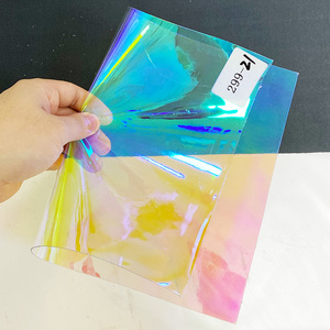 <span class=keywords><strong>Tissu</strong></span> holographique en PVC <span class=keywords><strong>Transparent</strong></span> miroir, Iridescent, <span class=keywords><strong>tissu</strong></span> en vinyle <span class=keywords><strong>Transparent</strong></span>, de couture, artisanat, bricolage - Product Image 5