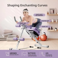 Appareil multifonctionnel pour abdominaux avec écran LED, corde de traction et banc d'exercices pour abdominaux et entraînement de force