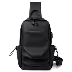Bolso de un solo hombro Unisex de moda para hombre Material de nailon con forro de poliéster para uso diario en viajes y negocios - Product Image 3