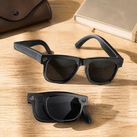 Nouvelles lunettes intelligentes IA avec caméra pour la traduction, commande par bouton-poussoir, batterie 290 mAh, conception IA, musique