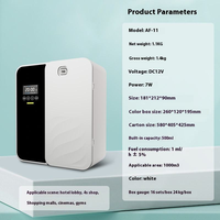 Diffuseur d'arômes intelligent sans eau, diffuseur d'huiles essentielles avec écran LCD et contrôle du minuterie pour la maison et le bureau