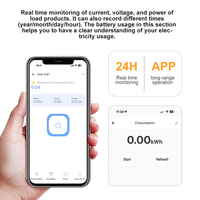 Ewelink WiFi Smart Circuit Breaker 1P+N 63A Timer Pengukur Daya Energi kWh Tegangan Arus Meter Pelindung Saklar Kontrol Suara Jarak Jauh