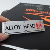 Individuelles Auto-Emblem 3D Kunststoff Auto-Logo ABS Stark Klebend Wasserdichter Chrom-Aufkleber für Kundenetiketten
