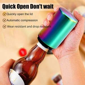 Destapador de Botellas Magnético de Acero Inoxidable, Automático, con Logotipo Grabado con Láser Personalizado, Regalo Popular - Product Image 6