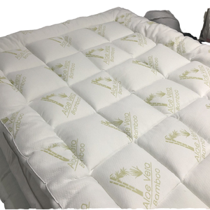 <span class=keywords><strong>Pillow</strong></span> <span class=keywords><strong>Top</strong></span> dengan 8-21 Inch Saku Dalam King 1000GSM Microfiber Pad Matras Bambu Penutup Tempat Tidur Queen Matras - Product Image 1