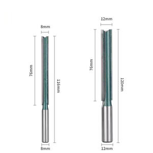 Mèches <span class=keywords><strong>de</strong></span> toupie à rallonge longue et droite, 1 pièce, 8, 12 tiges, fraiseuse CNC <span class=keywords><strong>pour</strong></span> couper les bords du bois - Product Image 3