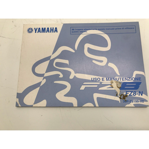 Manual de Uso y Mantenimiento Yamaha FZ8-N Italiano 39P-28199-H0 - Product Image 1